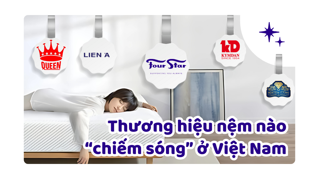 Thương Hiệu nệm nào đang “Chiếm sóng” thị trường giấc ngủ Việt Nam